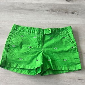 Vineyard Vines Dayboat Shorts Green 8 EUC